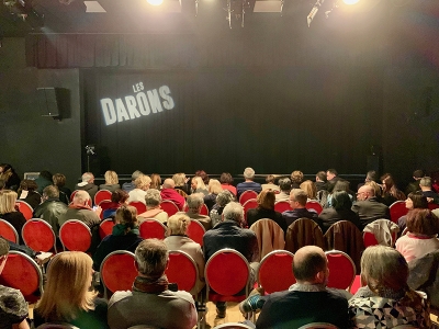 Soir&eacute;e caf&eacute;-th&eacute;&acirc;tre au Colbert : Les Darons