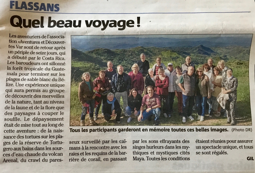 Quel beau voyage!