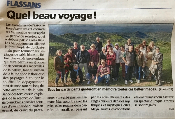 Quel beau voyage!
