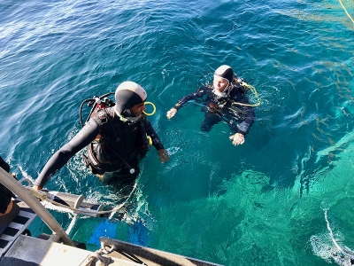 Bapt&ecirc;me de plong&eacute;e aux 2 Fr&egrave;res &agrave; La Seyne