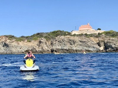 Rando jet ski autour de Porquerolles