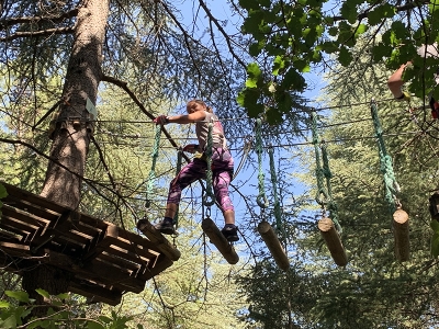 Accrobranche au Parc Aoubre de Flassans