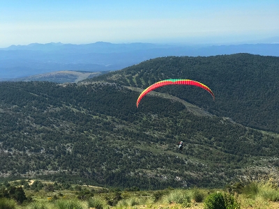 Bapt&ecirc;me de parapente au Mont Lachens