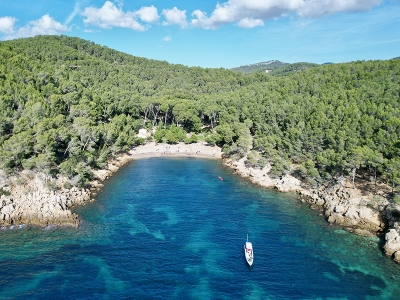 Randonn&eacute;e sur le sentier du littoral &agrave; Saint-Cyr