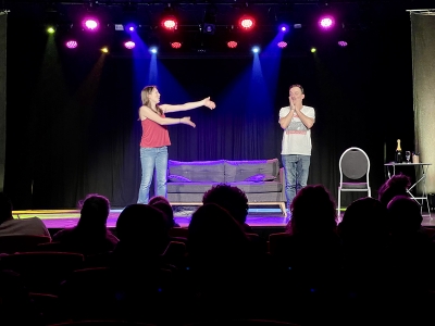 Soir&eacute;e th&eacute;&acirc;tre au Colbert : Toi + moi = 9 mois